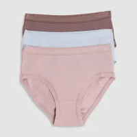 Ženske gaćice s višim strukom, u boji, 3PACK