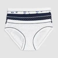 Gaćice nižeg struka, šarene, 3PACK