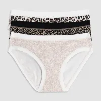 Gaćice nižeg struka, šarene, 3PACK