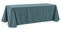 Blue-grey rectangular tablecloth for hotels & banquets – BALOU
