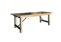 Drveni stol sa sklopivim nogama 220x100xh.76 cm - BALOU