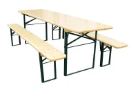 Pivski set miza in klopi – zložljiv pivski set - BALOU EVENT