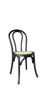 Thonet stolica crna – Elegantan vintage dizajn i kvalitetna izrada za restorane i dom - BALOU