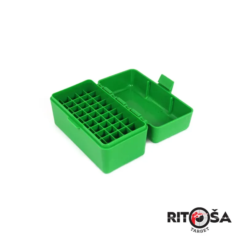 Patronenbox MTM .222 Rem, .223 Rem Clear Blue (RS-50