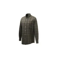 Karirana muška košulja Beretta Wood Button Down bež/crvena
