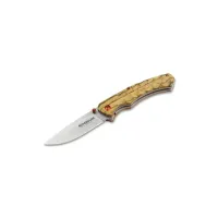 Boker Magnum Red Pupil - lovački preklopni nož s drškom od zebra drveta
