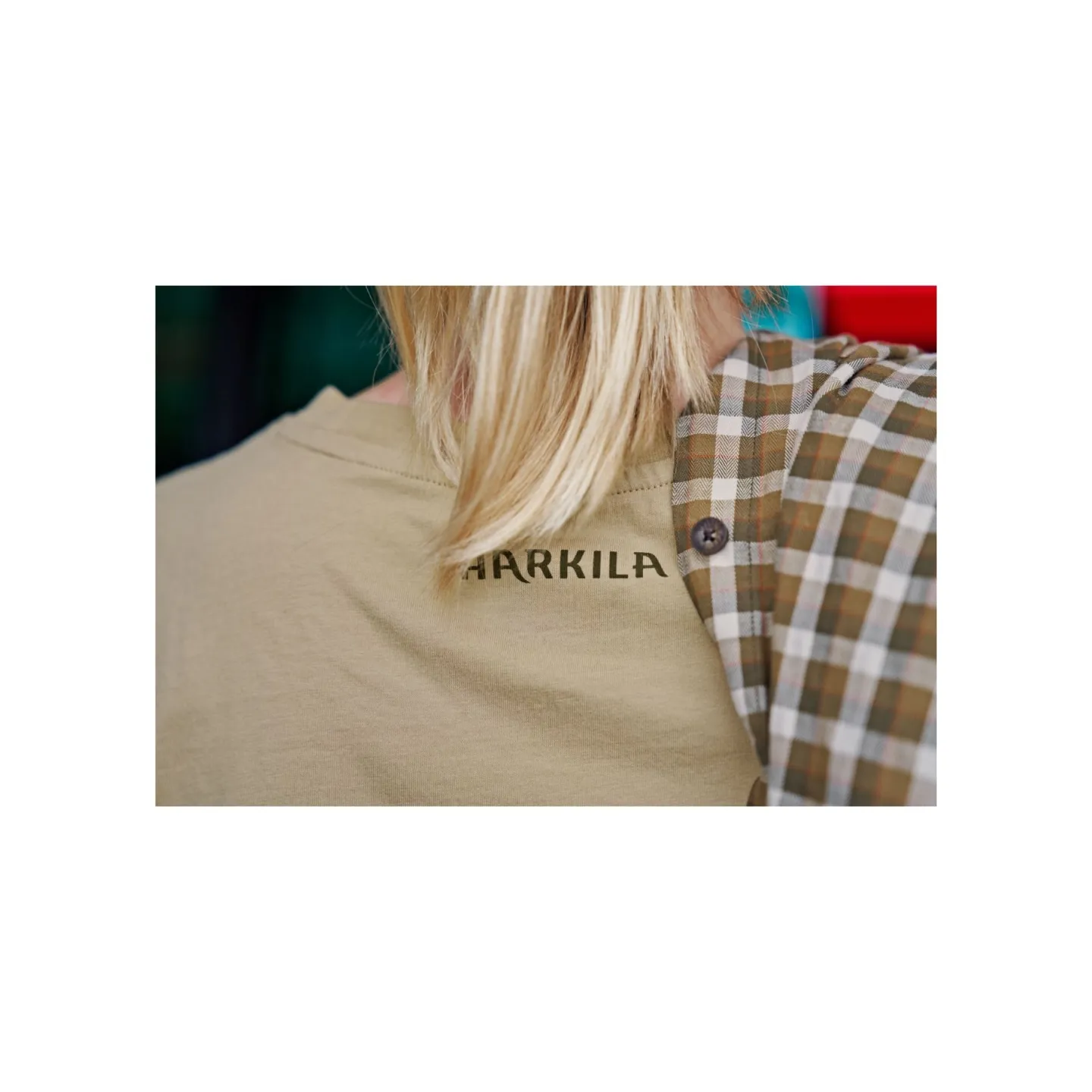 Ženska lovačka majica kratkih rukava Harkila Stag Badge