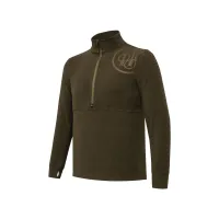 Muška lovačka flis majica Beretta HP Logo Half Zip tamno-smeđa