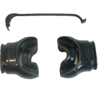 Aqualung 2 silicon mouthpiece COMFO + Clamp