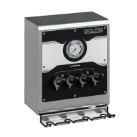 Coltri Remote filling panel single pressure with lever valve - stainless steel