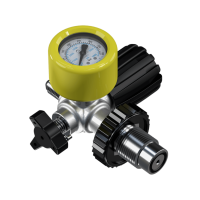 Coltri Cylinder connection DRV DIN 232bar with pressure gauge