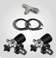 Coltri Dual output kit DRV 232bar for portable compressors