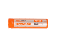 Orcatorch 18650 battery, 3400 mAh, with USB-C Charging Port