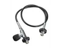 Sanosub Transfer Hose 2m, DIN300bar - with Gauge