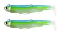 Black Minnow Combo x2 (n° 2) Slikonska Varalica Fiiish