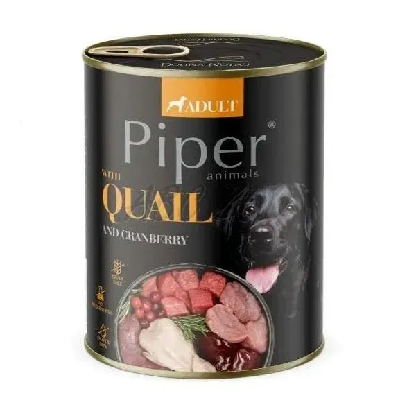 Piper konzerva za pse prepelica i brusnica 800g