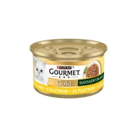 Gourmet konzerva za mačke gold succulente delights piletina 85g