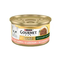 Gourmet konzerva za mačke gold succulente delights losos 85g