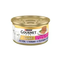 Gourmet konzerva za mačke gold kitten mousse teletina  85g