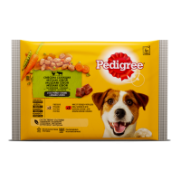Pedigree vrećica za pse govedina i piletina 4x100g