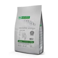 NATURE'S PROTECTION SUPERIOR CARE suha hrana bez žitarica za odrasle pse malih pasmina s bijelom dlakom, s insektima 1,5KG