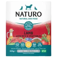 Naturo pašteta za pse sa Janjetina/riža i povrćem 400g