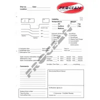 Listovi za logbook PROCEAN - engleski