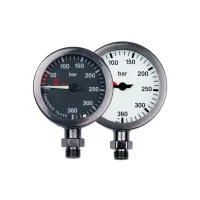 Pressure gauge Brass & Glass PVD - head only