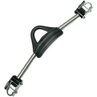 Spring fins with stainless steel adapter.