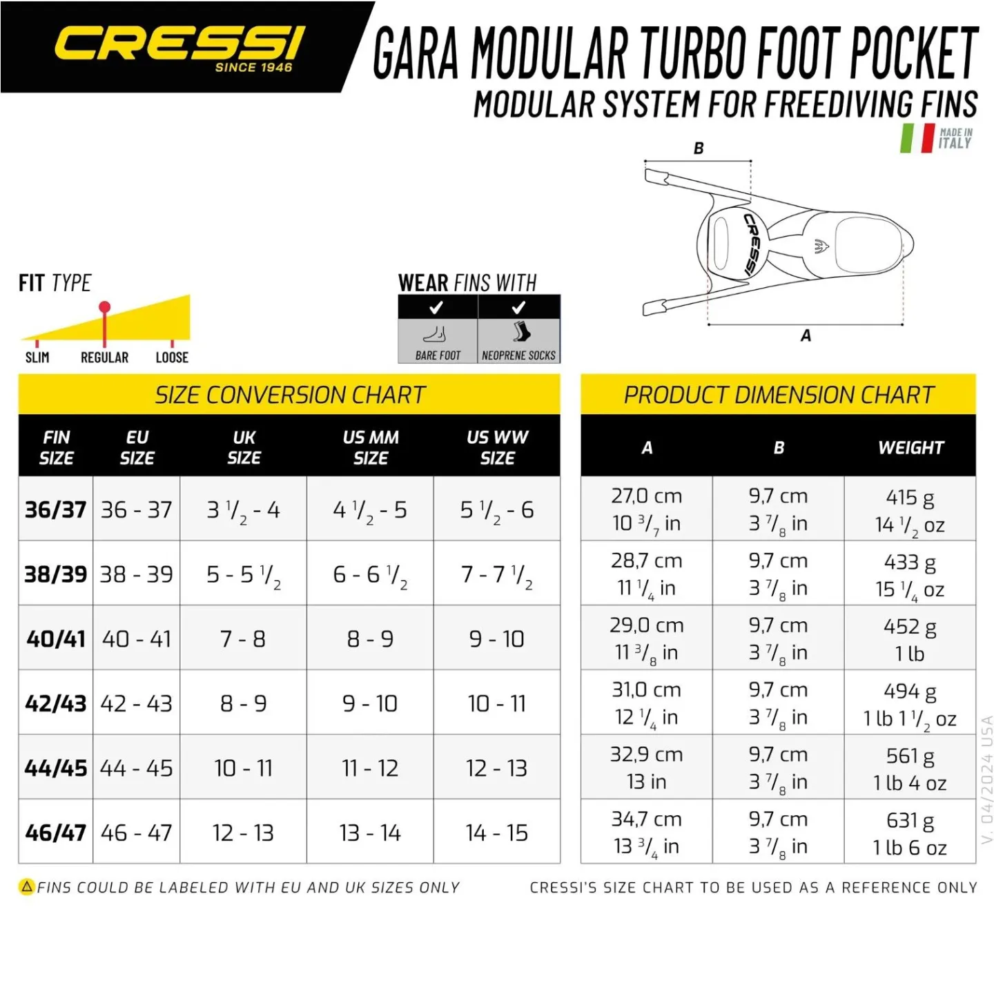 GARA TURBO IMPULSE | Freediving and spearfishing fins