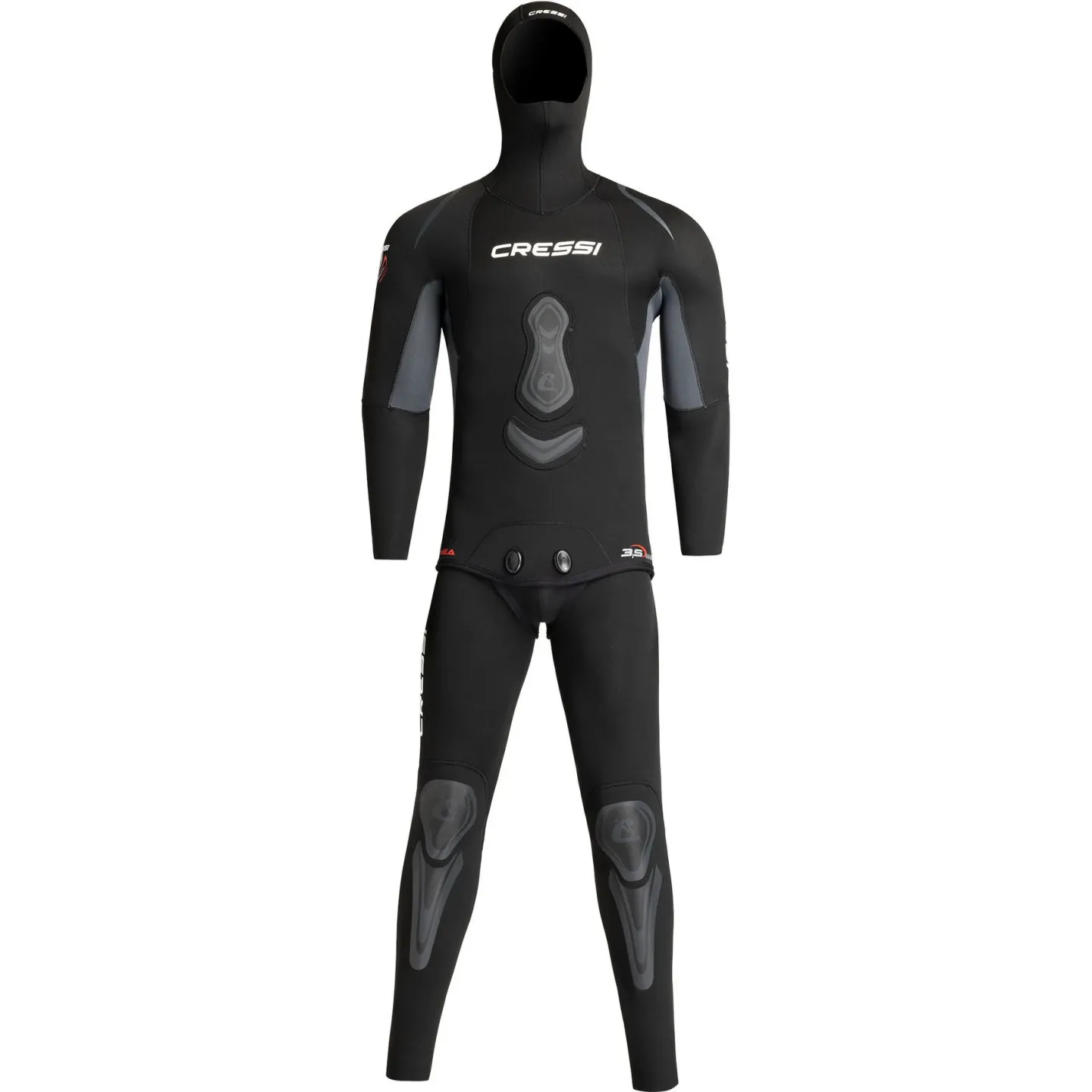 APNEA Black 5 mm | Two-piece wetsuit for freediving